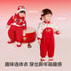 BalaOne children's clothing newborn cotton-filled jumpsuit red New Year's greetings baby clothes