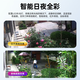 Haidaan 5g solar surveillance camera AOV all-day recording outdoor outdoor monitor no electricity no network no plug-in full color night vision mobile phone remote home 360 degrees no dead angle basic model single solar panel丨lifetime 5G traffic camera + 30 days loop recording memory card
