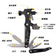 AOLACOW Multifunctional Car Safety Hammer Combination Pliers Lifesaving Hammer Car Emergency Camping Broken Window Hammer Folding Tool