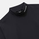 DESCENTE clearance 25 models of round neck long-sleeved T-shirts, lapel quick-drying tops, bottoming shirts, sportswear for men and women, black M (90) - (100-120Jin Jin equals 0.5 kg)