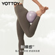 Yottoy Cloud Pants AIR Yoga Pants Women's Nude Fitness Sports High Waist Hip Lifting Pilates Training Wear L Oat Milk