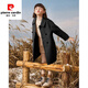 Pierre Cardin girls double-sided woolen coat 2023 autumn and winter new style children's lapel velvet coat medium and large children's woolen coat khaki 160