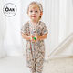 OAK FAMILY baby sleeping bag bamboo cotton gauze spring and summer thin baby pajamas split leg newborn anti-kicking quilt summer x Tianzhuqian 90cm