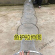 Vinoa stainless steel fishing net hand-woven Dali horse fishing net anti-hanging quick-drying fishing net bag fish basket fishing gear fish protection Dali horse mouthless cloth model diameter 25 length 1 meter without package