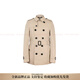 Burberry (BURBERRY) double-breasted belted short trench coat for men, light khaki New Year gift, light khaki, one size fits all 48