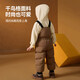 ASK JUNIOR Waterproof Boys' Pants Winter Thickened Warm Children's Down Pants Children's Overalls Soft Shell Pants Trousers