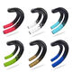 Gu Jianmu road handlebar tape bicycle gradient hand-bent handlebar tape non-slip wear-resistant two-color silicone shock-absorbing strap bent bar tape black and white (2050mm) two rolls price