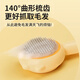 OIMG Rabbit Hair Comb Rabbit Hair Comb Dwarf Rabbit Lop Rabbit Chinchilla Hair Comb Removes Floating Hair Massage Cleaning Supplies Egg Yellow
