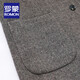Lomon wool suit men autumn and winter middle-aged business casual fashion double-sided suit jacket men small suit single 210 gray coffee M 170