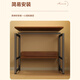 Shuhao computer desk rental room study table dormitory desk rectangular desk bedroom small bedside table simple table special price white willow wood grain 60*28cm
