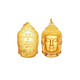 Junmin high quality Vietnamese sand gold plated 24K gold safe and sound Buddha head pendant for men and women, big day necklace, gold S