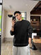 LIIS Henry collar twisted knitted autumn old money style retro patterned sweater men's casual commuting sweater gray M90-125Jin Jin equals 0.5 kg one size