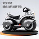Children's electric motorcycle for boys and girls, tricycle, baby toy car, baby can sit on it, children's remote control charging stroller, painted silver dual drive + remote control + music + Bluetooth