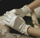 Rote Handschuhe verheiratete Braut XiUhe Hochzeitskleid rot XiUhe Hochzeitskleid Spitze Etikette Retro Satin Kurzstil Gesicht Bow rot