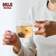 MUJI heat-resistant glass mug water cup MDE52A5A transparent