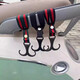Electric vehicle hook metal motorcycle tricycle handlebar hook stroller new style thickened black rope 3 pieces without screws