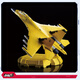 Touchtoys Fun Xiao Serie 1/165 Qianfengji J16-N Matchel Amarillo Test Machine 1: 165