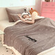 Cartoon embroidered children's thickened printed towel embroidered milk velvet blanket for nap baby warm blanket Sweetheart coffee blanket 150*200 blanket