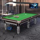 Commercial Qiao style billiard table standard adult household indoor steel warehouse flat slate Chinese black eight billiards event table A 1.2 steel warehouse Jiujiang Cao's full set free delivery