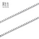 Chow Sang Sang Pt950 platinum box chain platinum versatile necklace plain chain for women 40049N price 40cm - 3.54g (including labor cost 470 yuan)