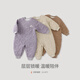 Bali Piggy Baby Cotton Clothes Autumn and Winter Newborn Cotton Clothes Thickened Warm Cotton Jacket Newborn Winter Baby Padded Jumpsuit Quinoa Color 73cm