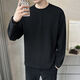 Henry collar long-sleeved T-shirt for men 2023 new spring and autumn style autumn clothes button solid color textured bottoming shirt sweatshirt for men Gray Apricot L Recommended 115-135Jin Jin is equal to 0.5 kg