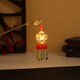 Mengdong Mid-Autumn Festival lantern children's hairpin new ancient style palace lantern little girl's hairpin on the back of the head will glow hairpin lantern light hairpin * 1 about 18cm long