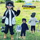 G.DUCKKIDS Little Yellow Duck Children's Clothing Boys Jacket Three-in-One Spring and Autumn Children's Jacket Boys Three-Proof Hooded Jacket Top Black Jacket 100 Recommended 90-100cm3-4 years old