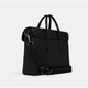 COACH Computer Bag Men's Bag Black Business Briefcase Handbag Shoulder Light Luxury Crossbody Authentic Father Boyfriend Gift Black 15.3 inches/39 cm