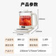 Hemisphere (PESKOE) health pot, tea boiler, multi-function kettle, intelligent constant temperature electric kettle, electric kettle for tea kettle, multi-stage thermal insulation mini glass flower teapot, high cost performance (304 heating plate + high borosilicate kettle body) 1.8L