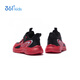 361 Children's Cotton Shoes 2025 Winter Light Cushioning Plus Velvet Warm Sports Running Shoes for Men, Women, Small, Medium and Large Children Black 32