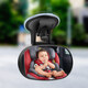Baby observation mirror in three or four-wheel car, child safety seat, rearview mirror with auxiliary blind spot mirror, four-clip + suction cup combination