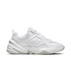 Nike Women's Lightweight Daddy Shoes Winter Cushioning Comfortable Sports Shoes NIKE M2K TEKNO AO3108 100 White/White-Platinum 37.5