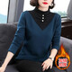 2026 new autumn and winter half turtleneck German velvet thermal clothing for women plus velvet thickened long-sleeved T-shirt can be worn outside, burgundy 3XL recommended 135-150Jin Jin equals 0.5 kg