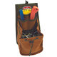 Bucket Boss 4-Pocket Parachute Bag with Flap Fit Brown