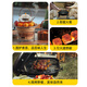 Suncojia quick-burning charcoal fruit charcoal around the stove for tea making barbecue charcoal smokeless carbon hot pot charcoal square heating fuel 2.2Jin Jin is equal to 0.5kg