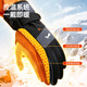 Li Ning (LI-NING) winter men's cycling gloves, skiing, cold wind protection, extra thick, warm, touch screen, waterproof, electric vehicle, motorcycle, mountaineering