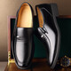 Zapatos de cuero aumentado interno para hombres 49 Tamaño grande 50 Zapatos de boda de cuero suave 47 Negocios Formal Wear 48 Casual Special Small Size 36 Pequeño 35 9922 Negro Single Zapatos 43