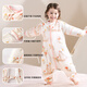 Mianqi Bear Baby Sleeping Bag Autumn and Autumn Cotton Constant Temperature Baby Split Leg Anti-Kick Quilt Children's Pajamas for All Seasons Qingzhu Panda-Cotton Skin Friendly_Double-layer Model_Recommended room temperature 20-26 M size Suitable for height 80-95cm Recommended age 15 months-2