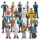 OTHER simulated doll model worker auto repair worker teacher chef farmer firefighter doctor nurse feeding place T15866 83g in all walks of life