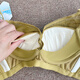Aidai 2023 New BRA 6629 Top montierte atmungsaktive Meridian-Einstellung Typ Weichstahl Ring Frauen Unterwäsche gelbe Blätter (Dicke ca. 2 cm) 75B mittelschwerbecher ca. 1 cm