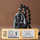 Emeishan has passed the time of incense, black gold obsidian natal Buddha pendant, zodiac necklace, peace amulet pendant