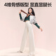 Siinsiin Women's Hoodies 2025 Осенний новый стиль драпированный и универсальный ленивый и расслабленные прямые повседневные брюки [обычные четыре сезона] ленивый черный [Рекомендуемая высота 161-167 см] M [Рекомендуется 101-115Jin [Jin равен 0,5 кг]]]]