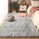 Yusenyi Japanese GP cream ins style bedroom carpet girl thick plush bedside blanket bed front and foot floor mat beige 160x230cm