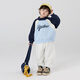 Hao Shu Tongpin Autumn and Winter New Style 2025 Fashion Boys High-Quality Versatile Internet Celebrity Trendy Brand Velvet Sweatshirt Parent-child Clothes Children's Clothing Gray 120 60 Shipped within 25 days