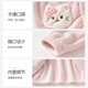 
Ban Xidi [Soft Cute Cat] Children's Home Clothing Set Autumn and Winter Clothes Children's Coral Velvet Pajamas Baby Pajama Pants Two-piece Set