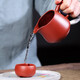 Yixing raw ore Dahongpao pure handmade authentic purple clay teapot accessories tea ceremony thickened heat-resistant fair cup tea divider raw ore Dahongpao about 270ml