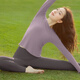 Shuangxiu's super-good-looking yoga clothing set is beautiful and can be worn outside Pilates training long-sleeved autumn and winter fitness sports tops for women Moon Rock Purple Tops S 85-100