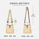 15MINS bag women's leather shoulder crossbody bucket bag simple light luxury handheld women's bag birthday gift for girlfriend