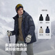 BOSIDENG's 25-year new 90 goose down extreme cold down jacket men's mall best-selling same style hooded thickened jacket B250242311 Trend recommendation Zhongshan Qing 5870 - Filling capacity + 9% - 700 + high loft goose down M 175/96A Weight about 130-140Jin Jin equals 0.5 kg